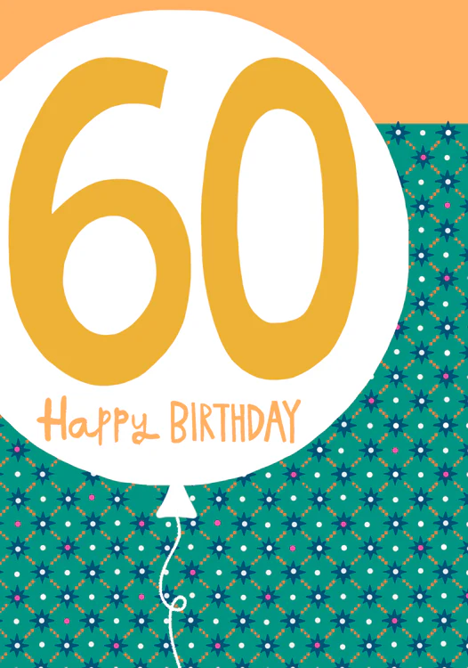 Paper Salad - 60th Balloon