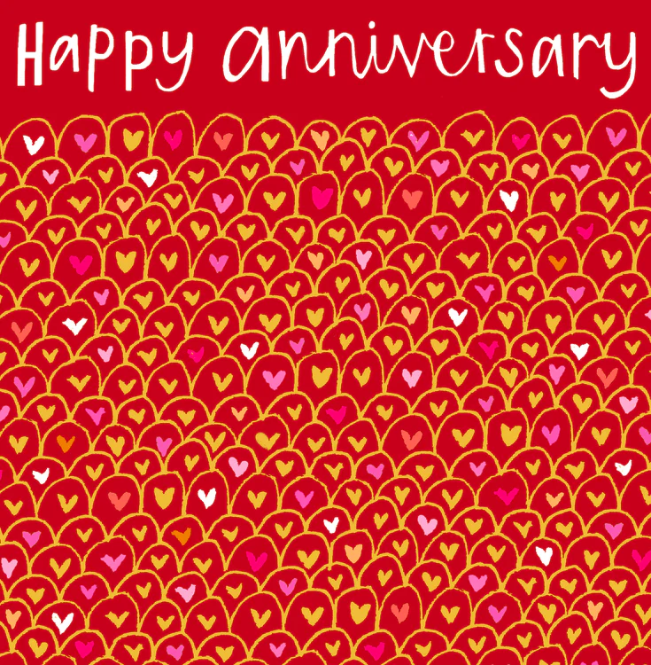 Paper Salad - Anniversary Red Hearts
