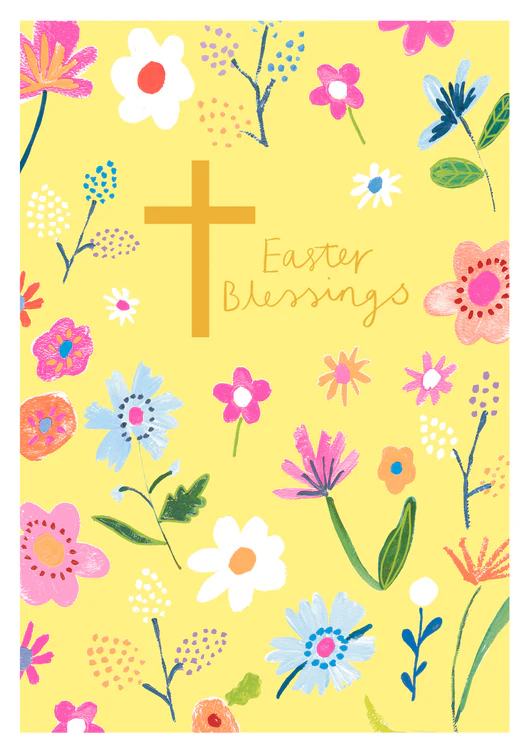 Paper Salad - Easter Blessings Cross