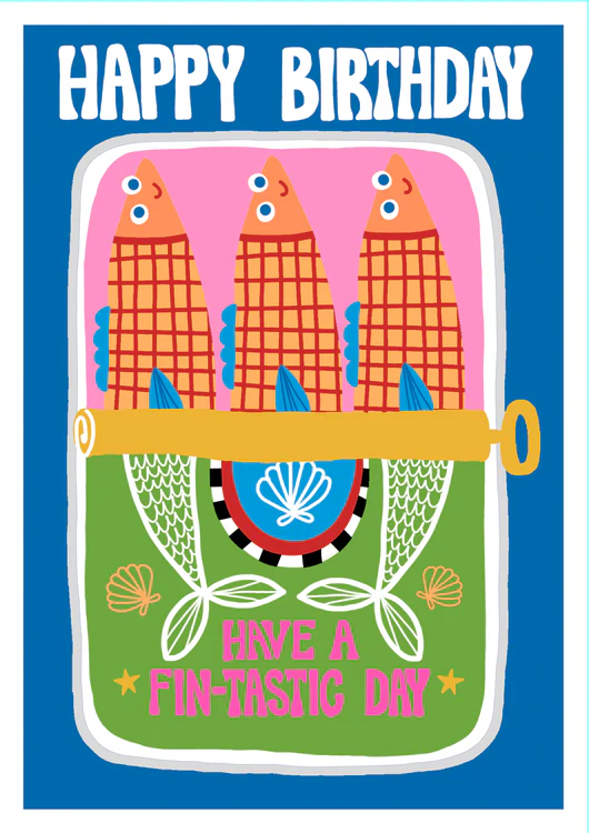 Paper Salad - Happy Birthday Sardine Tin