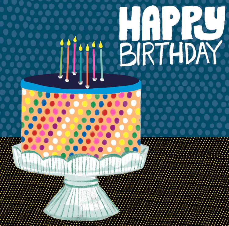 Paper Salad - Spotty Birthday Cake