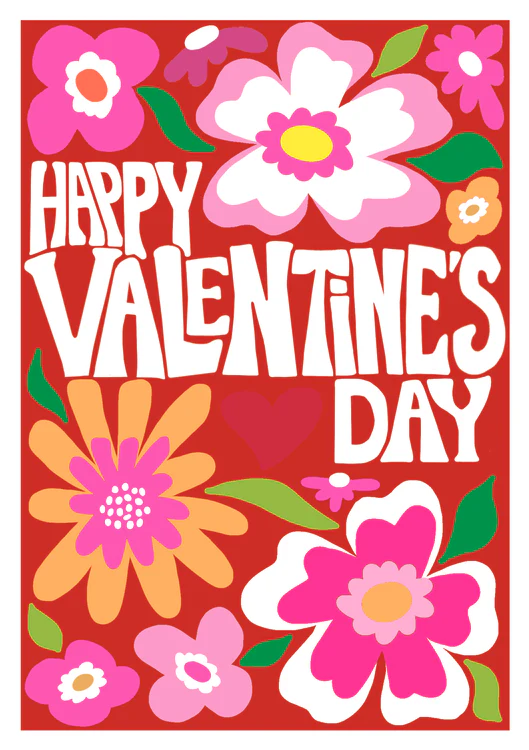 Paper Salad - Valentines Day Flowers