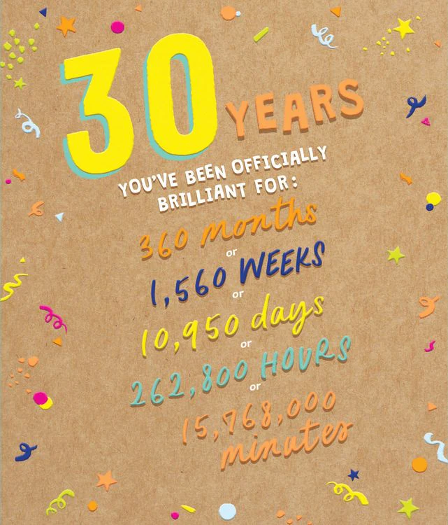 Paperlink - 30th Birthday