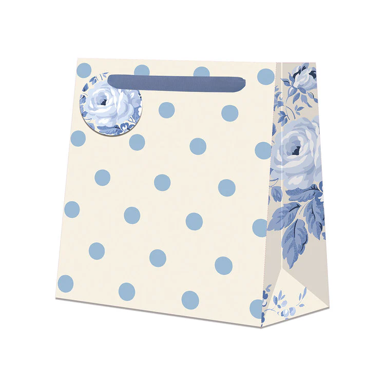 Penny Kennedy - Blue Polka Dots Small Gift Bag