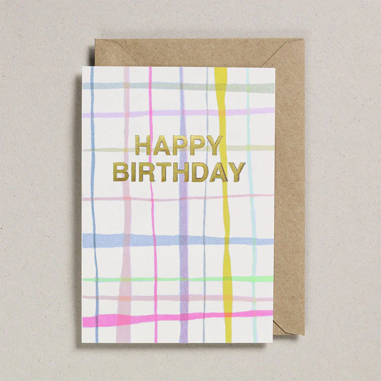Petra Boase - Happy Birthday Plaid