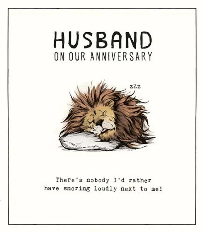 Pigment - Lion Snoring Husband Anniversary