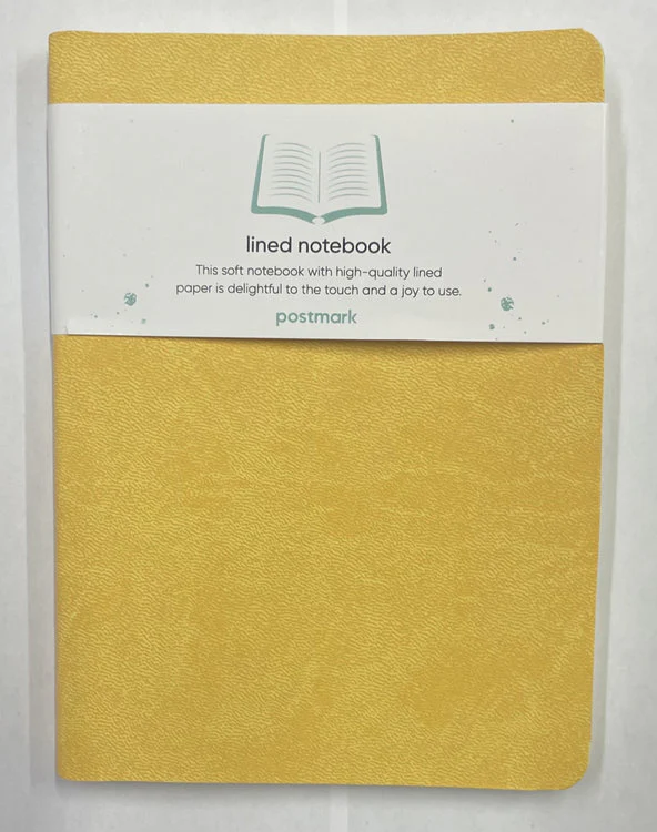 Postmark + CIAK - B6 Ruled Notebook Yellow / Cerulean
