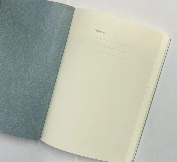 Postmark + CIAK - B6 Ruled Notebook Yellow / Cerulean - Image 2