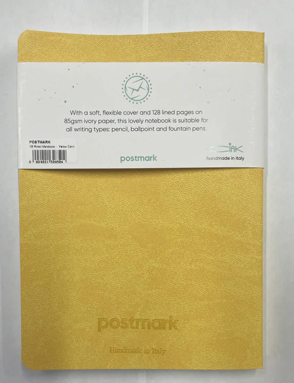 Postmark + CIAK - B6 Ruled Notebook Yellow / Cerulean - Image 4