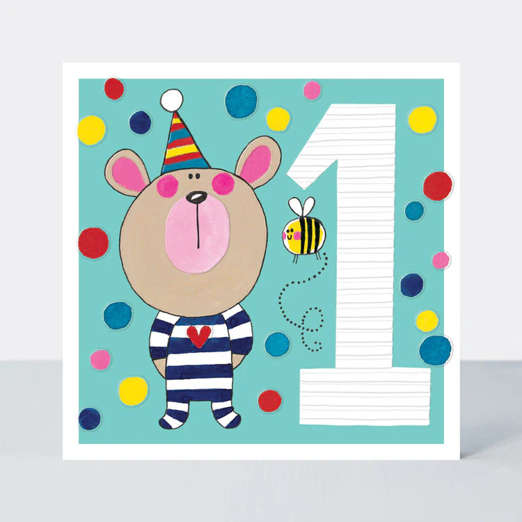 Rachel Ellen - Age 1 Birthday Bear