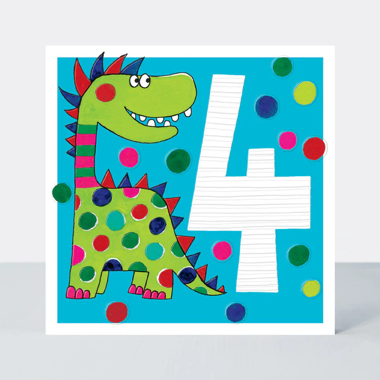 Rachel Ellen - Age 4 Birthday Dinosaur