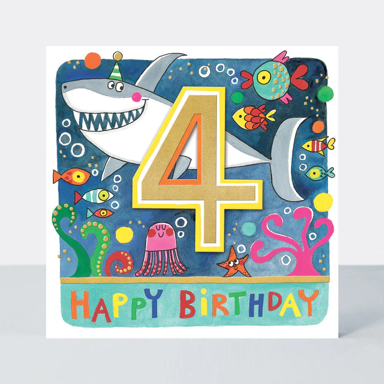 Rachel Ellen  - Age 4 Birthday Shark