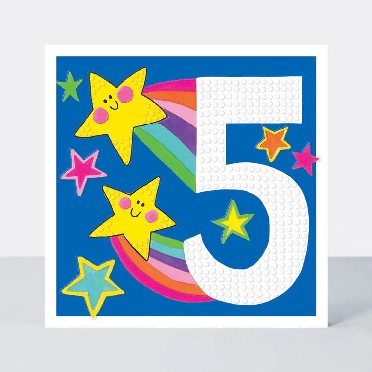 Rachel Ellen - Age 5 Stars and Rainbows