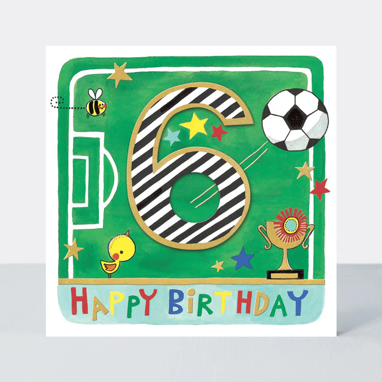 Rachel Ellen - Age 6 Football Birthday