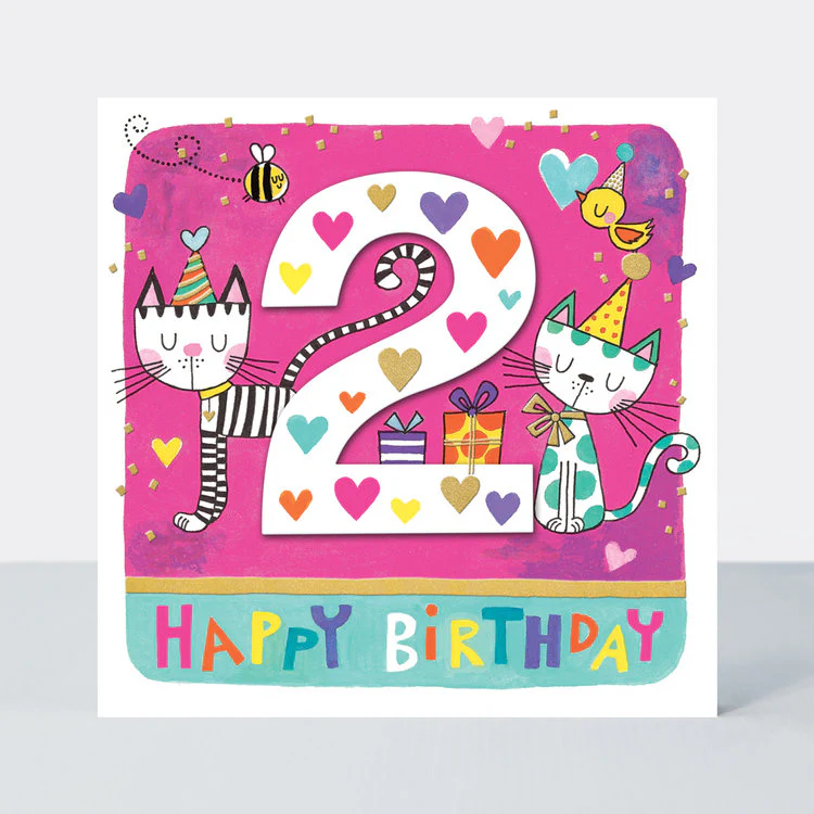 Rachel Ellen  - Birthday Cats Age 2