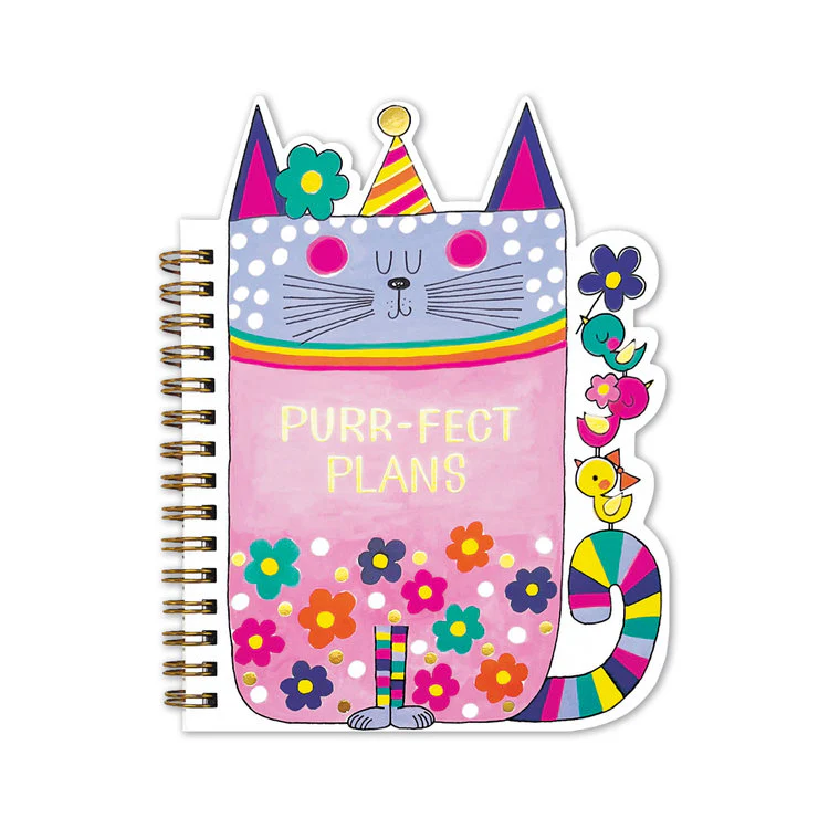 Rachel Ellen  - Shaped Notebooks - Cat