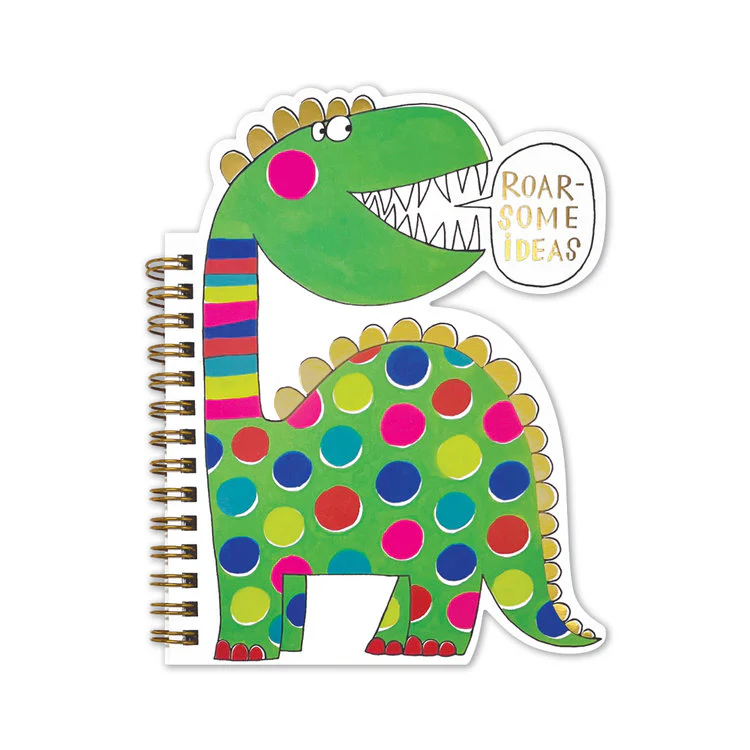 Rachel Ellen  - Shaped Notebooks - Dinosaur