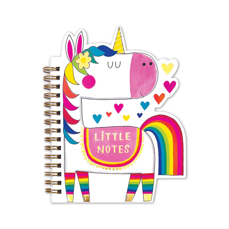Rachel Ellen  - Shaped Notebooks - Unicorn