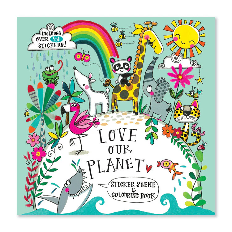 Rachel Ellen - Sticker Scene Books - Love Our Planet