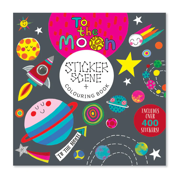 Rachel Ellen - Sticker Scene Books - To The Moon