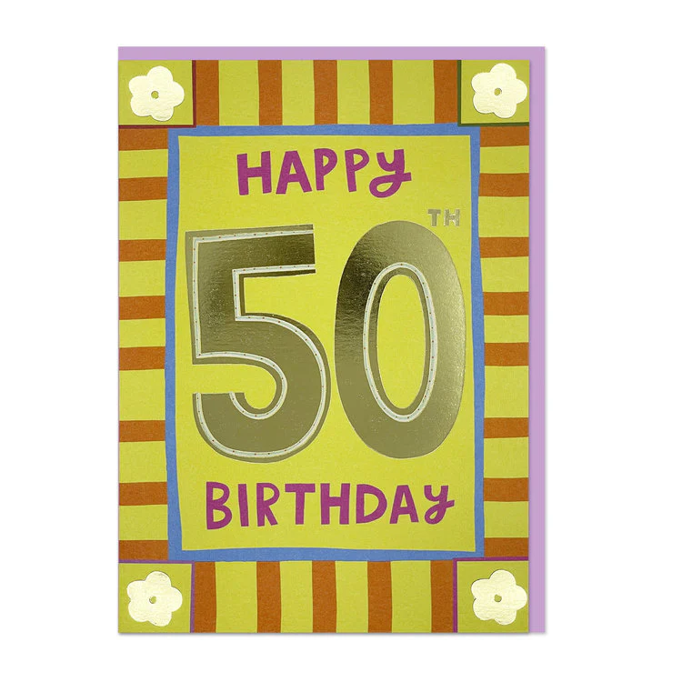 Raspberry Blossom - Golden Glow 50th Birthday