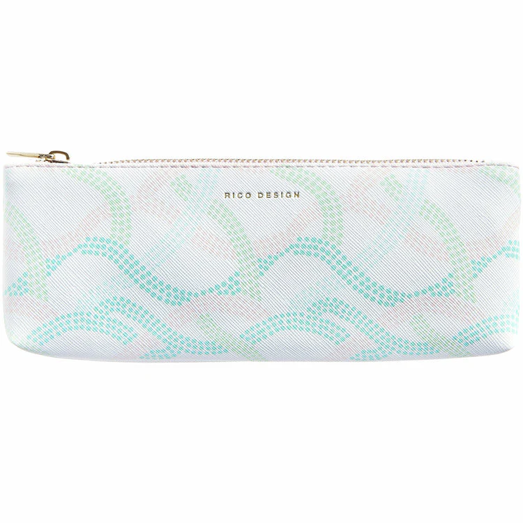 Rico Design - Blue Wavy Lines Pouch