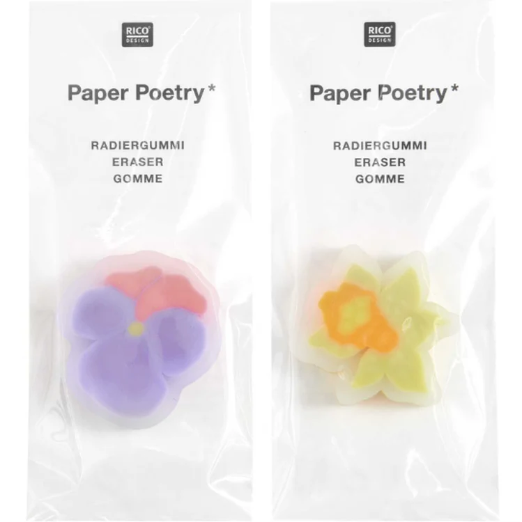 Rico Design - Eraser Flower Set
