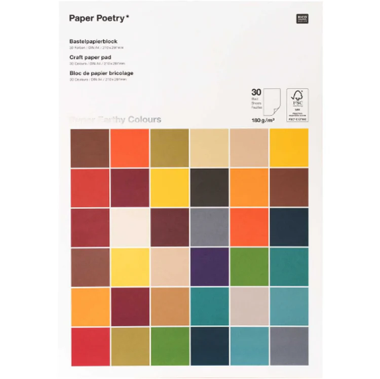 Rico Design - Paper Pad - 180G - Super Earthy
