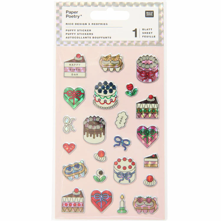 Rico Design - Puffy Stickers Sweet Treats