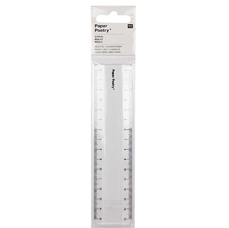 Rico Design - Ruler Plastic - 15 cm