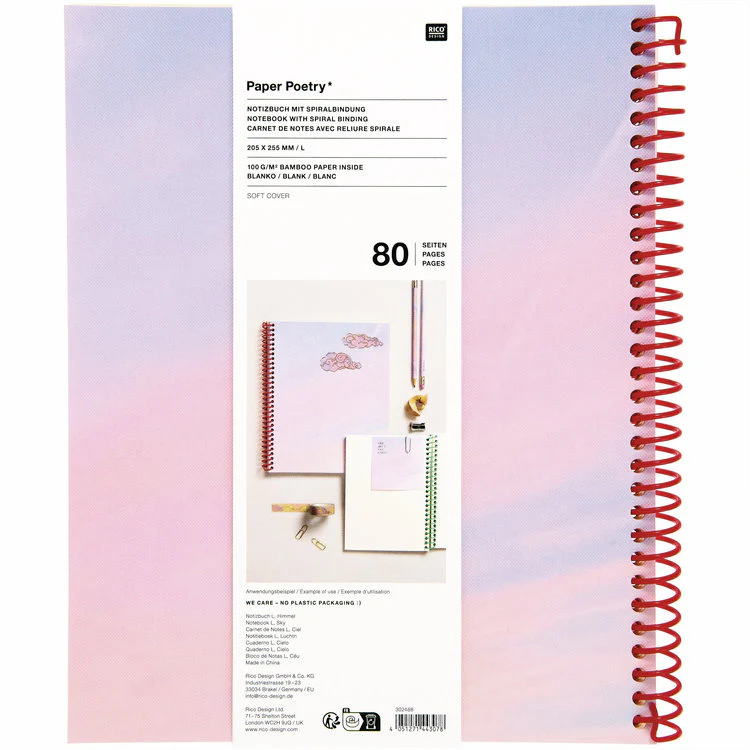 Rico Design - Sky Spiral Notebook B5