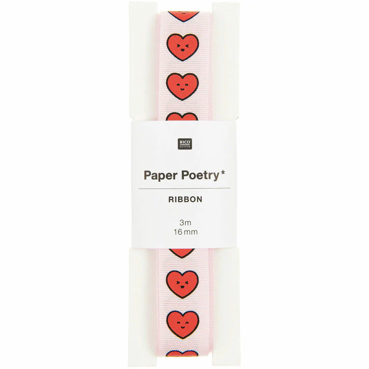 Rico Design - Taffeta Ribbon Hearts