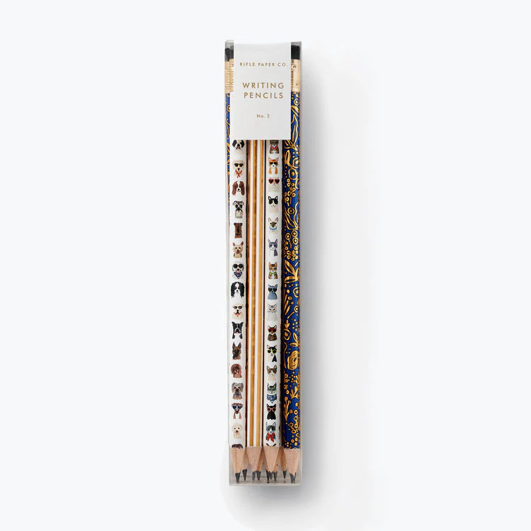 Rifle Paper - Cats And Dog Pencils PK 12