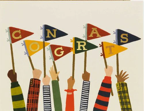 Rifle Paper - Congrats Flags