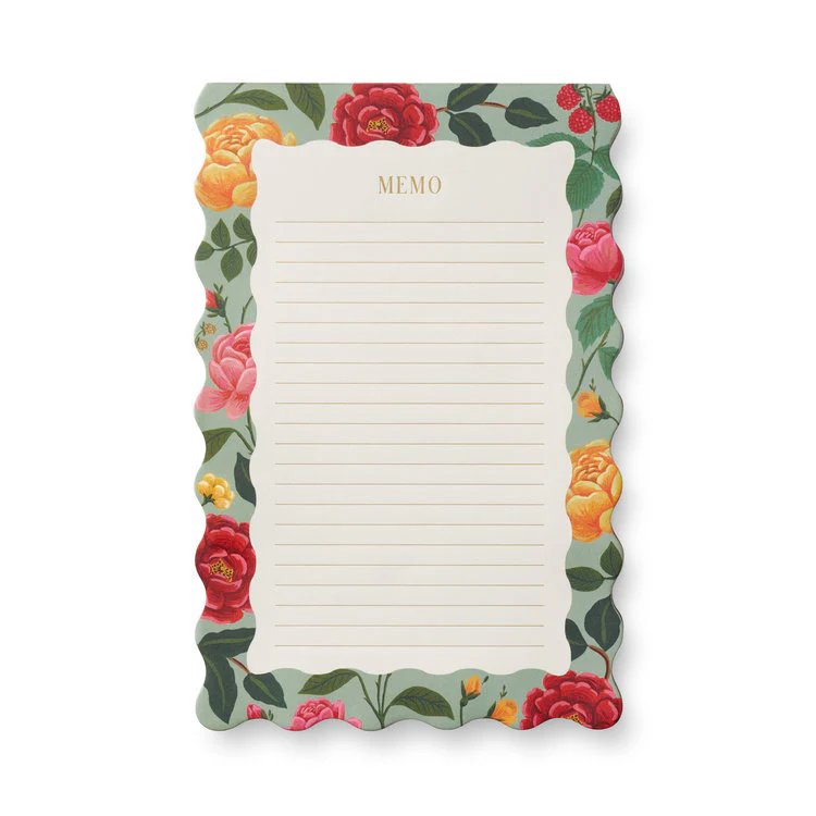 Rifle Paper - Roses Memo Notepad