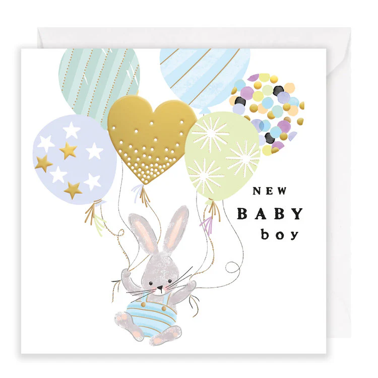 Rosanna Rossi - Baby Boy Rabbit Balloons