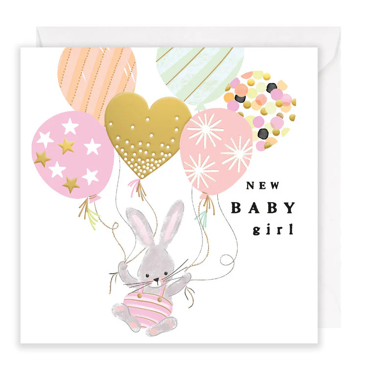 Rosanna Rossi - Baby Girl Rabbit Balloons