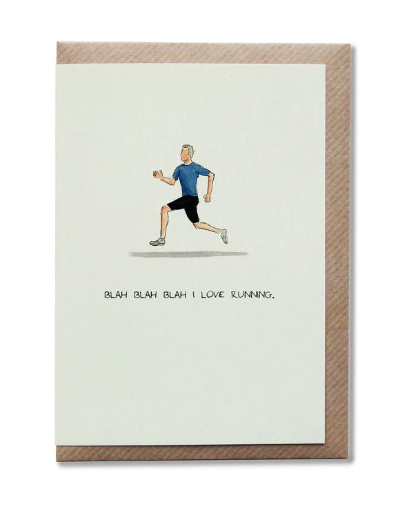 Ross J Designs - Blah Blah Male Runner