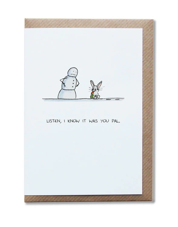 Ross J Designs - Know it was you Pal - Bunny