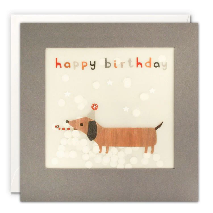 Shakies - Happy Birthday Dachshund