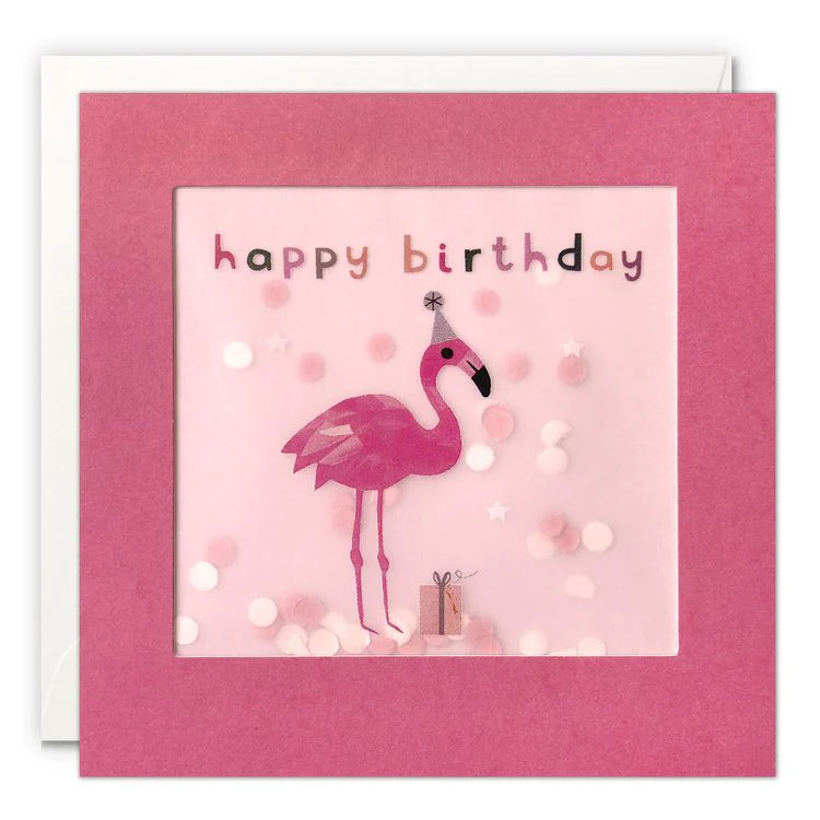 Shakies - Happy Birthday Flamingo