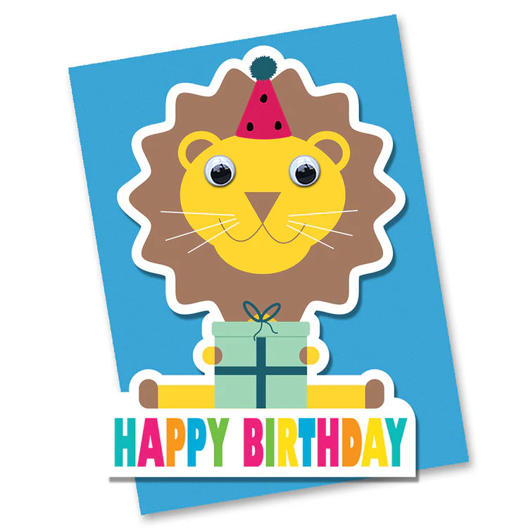 Stripey Cats - Lion Bday Cut Out