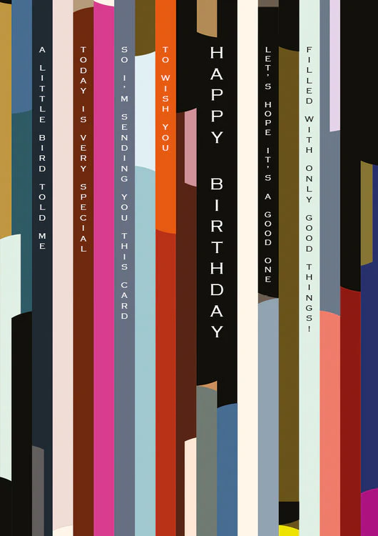 The Art File - Birthday Stripe