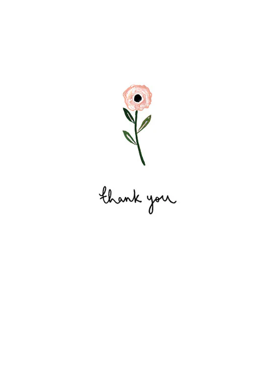 The Art File - Flower Thank You