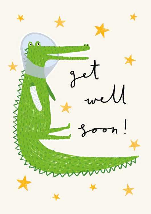 The Art File - Get Well Crocodile