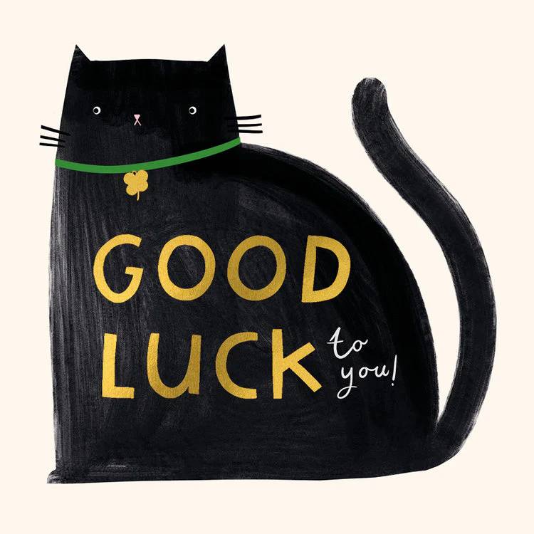 The Art File - Good Luck Black Cat