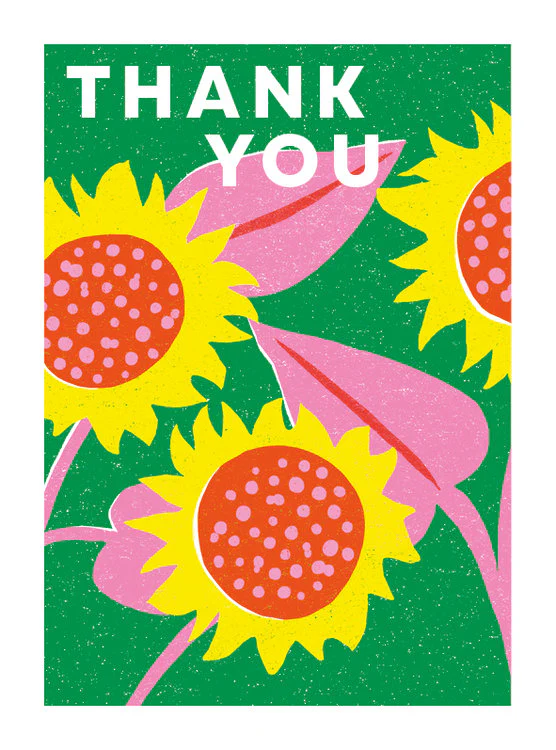 The Art File - Planted Sunflowers Notecards