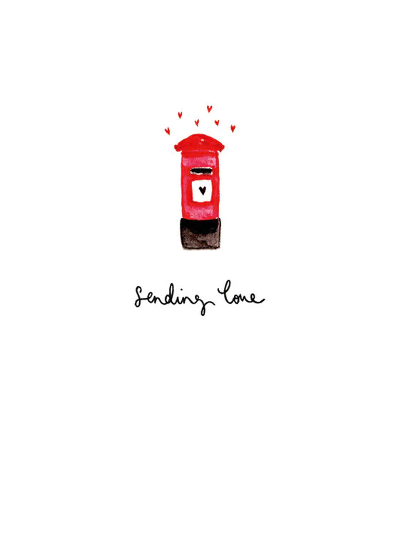 The Art File - Postbox Sending Love