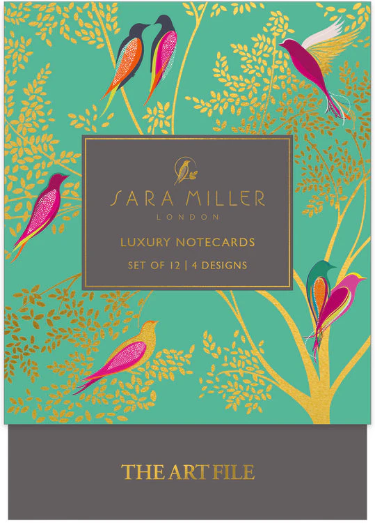 The Art File - Sara Miller 12 Luxury Notecards