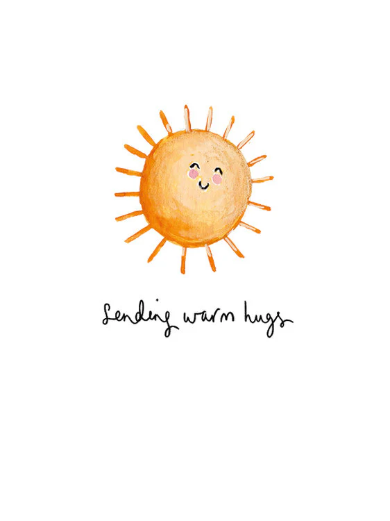 The Art File - Sun Warm Hugs